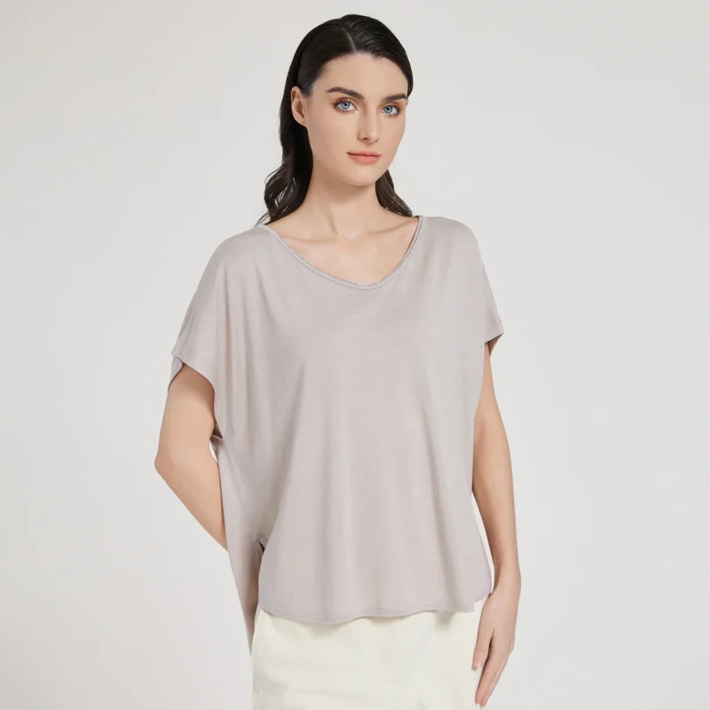 BC1095 Luxury Women's Clothing Silk Woolen Ladies Clothes loose Merino Wool Vest Sweaters For Woman
