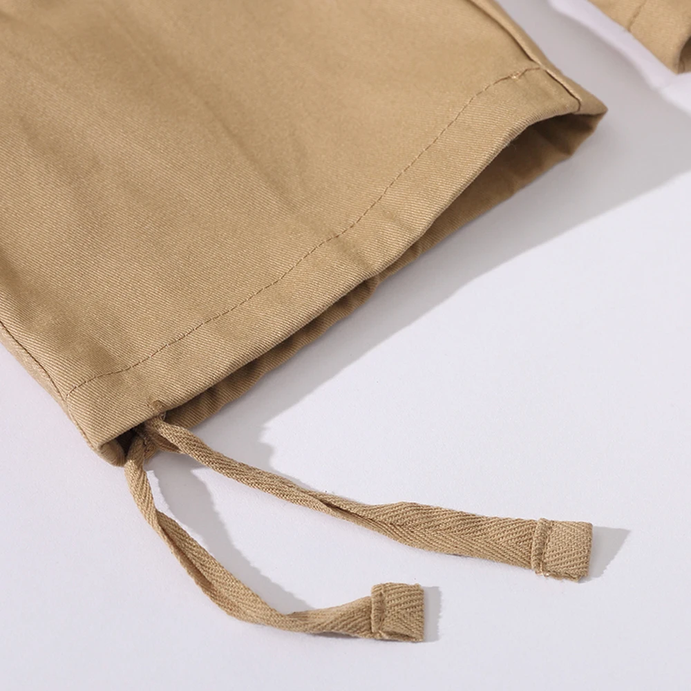 6 POCKETS US Mens Cargo Trousers 100% Cotton Work Trousers Tactical Combat Outdoor Pants - Image 6